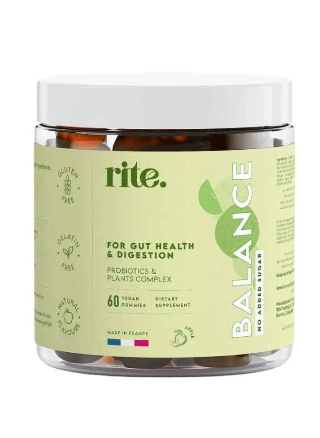 Rite Balance Vegan 60 gummies rite