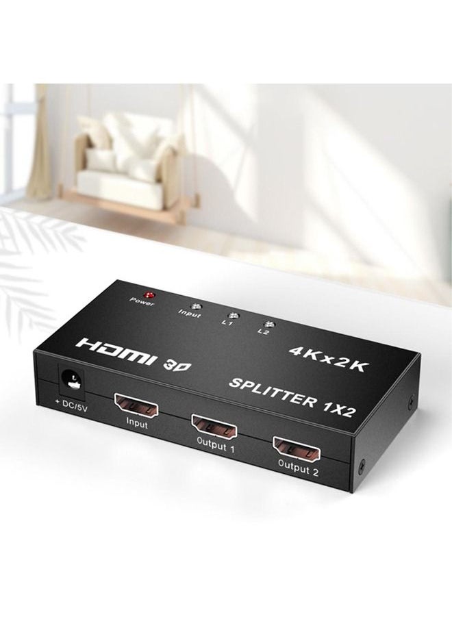 موزع HDMI 1x2، محول تلقائي لمنفذ HDMI، يدعم 3D Full HD 1080P للكمبيوتر الشخصي HDTV DVD HDPS3