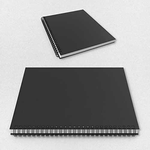 TOTiyea 50 Pack Double Loop Wire Binding Spines,1 Inch Diameter,2:1 Pitch,21-Loop, Black, 220 Sheets Capacity, Letter Size - Image 3