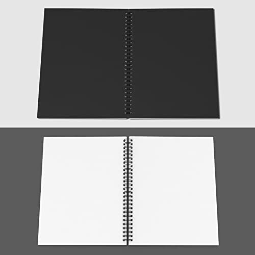 TOTiyea 50 Pack Double Loop Wire Binding Spines,1 Inch Diameter,2:1 Pitch,21-Loop, Black, 220 Sheets Capacity, Letter Size - Image 4
