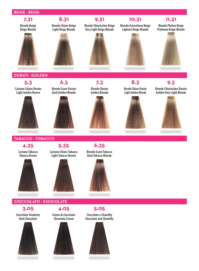 Barex Italiana JOC Color - Hair Colouring Cream 100 ML | 9.31 Very Light Beige Blonde - Image 4