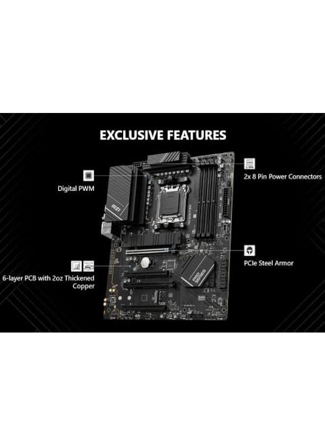 AMD Ryzen 7 7800X3D 8-Core Processor Bundle with MSI PRO B650 WiFi Motherboard