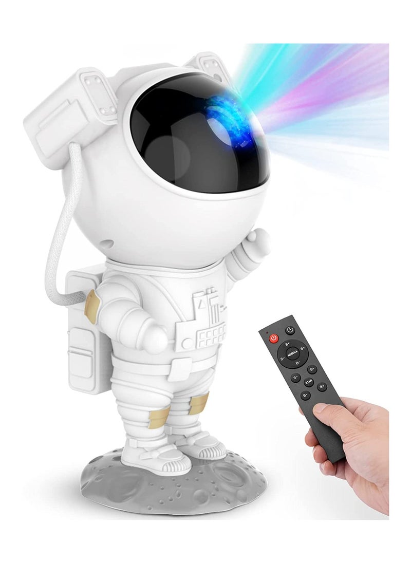 Houmt Star Projector Galaxy Night Light - Astronaut Starry Nebula Ceiling LED Projection Lamp with Timer, Remote Control, Adjustable Head Angle  - Image 1