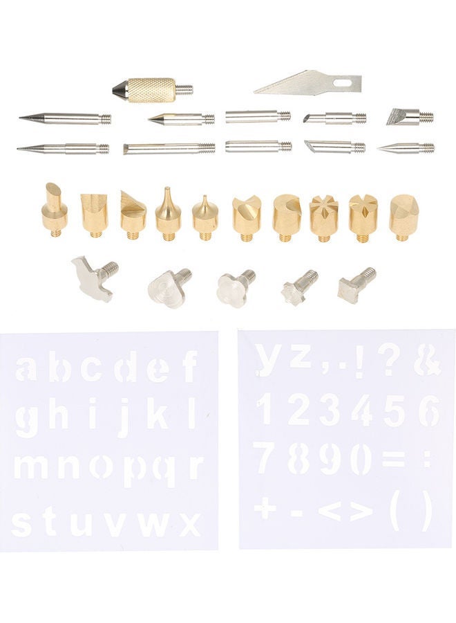 NIBEMINENT 28-Piece 60W Electric Temperature Welding Iron Kit Multicolour 20.5x4x14.5cm - Image 5