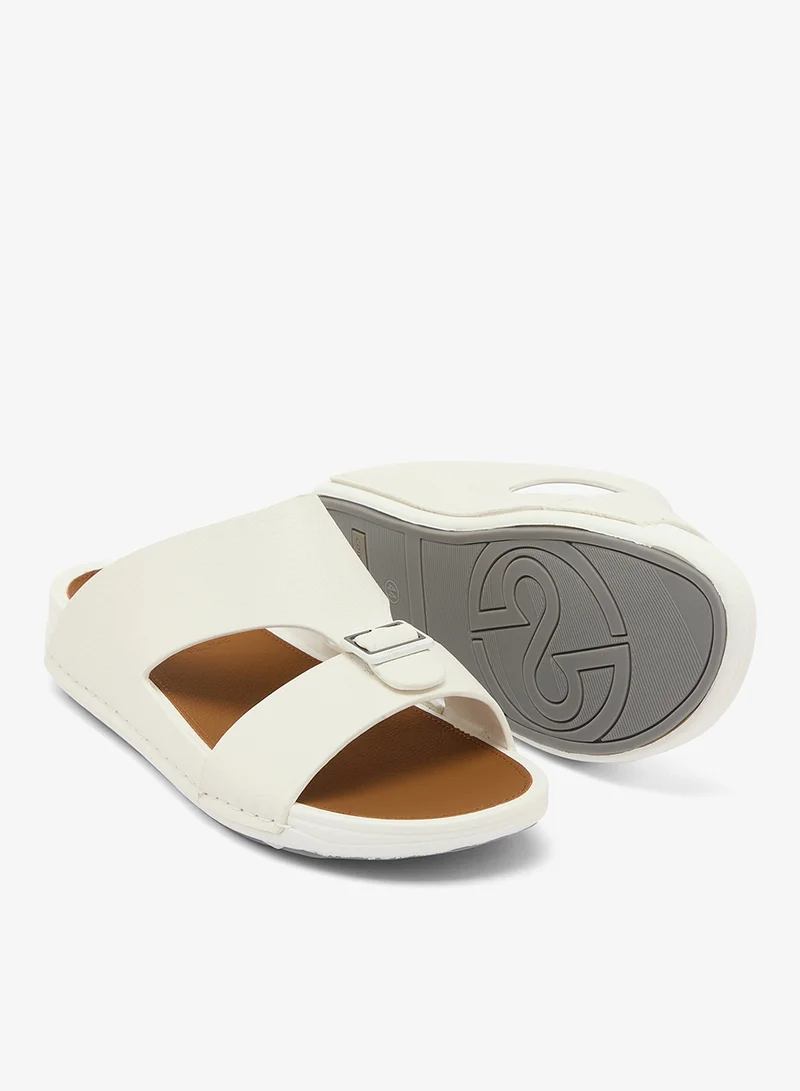 Comfort Plus WHITE Classic Comfort Arabian Sandals for Men | Best Price UAE