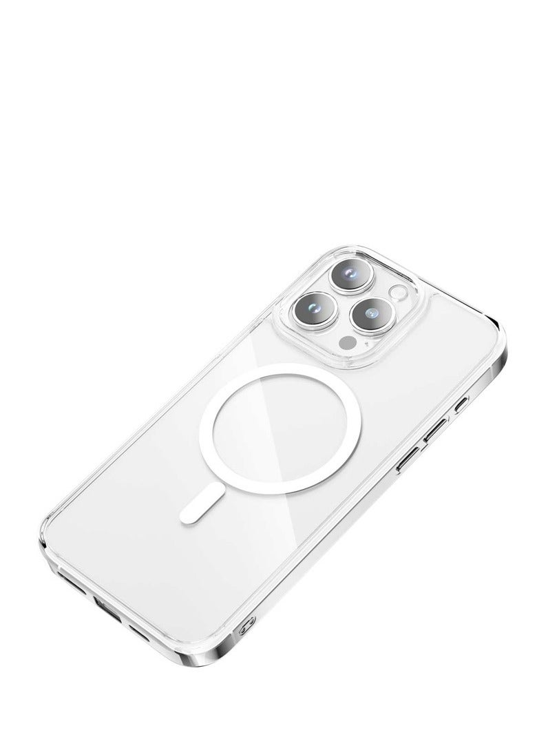 Green Lion Magsafe Crystal Clear Case for iPhone 15 Pro Max - Clear - Image 1