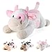 gnomantic Cow Weighted Stuffed Animals 22 Inch 45 Pounds Weighted Plushies Cow Stuffed Animals Big Plush Pillow Cute Plush Toys Gifts for Kids Adults 22 45 lbs Pink - Image 2