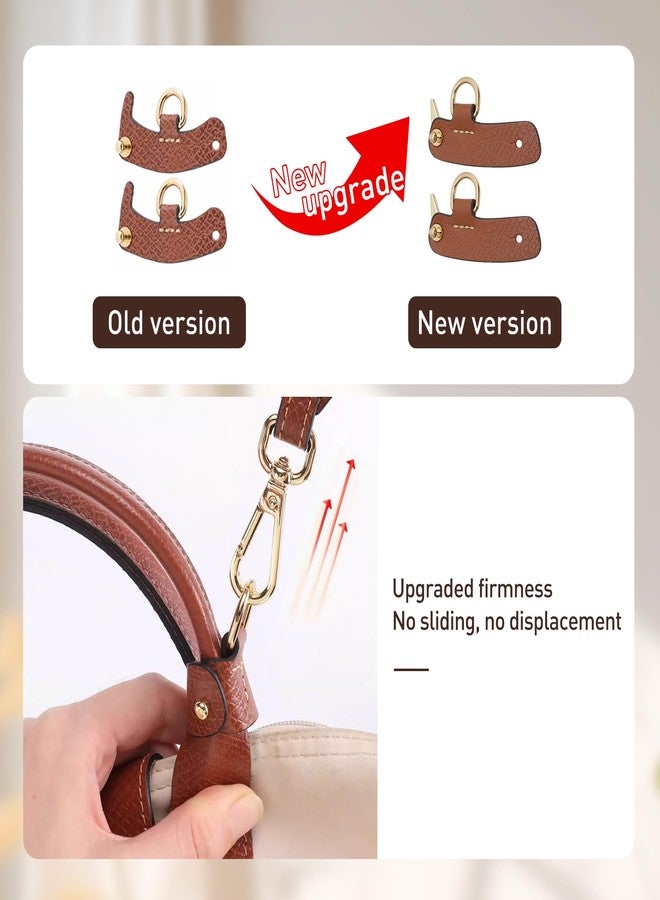Doxo Purse Strap Replacement Compatible with Longchamp S/M Bag, 4 Upgraded Buckles Leather Bag Strap Conversion Kit for Women Crossbody Bags - Image 4