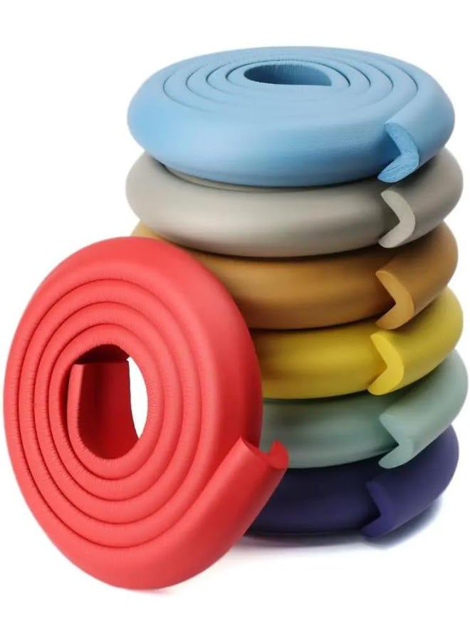 Foam Corner Protectors, High Density L-Shaped Self-Adhesive Child Safety Corner Guards for Table Edge Protection (Multicolor) - 364 - Image 1