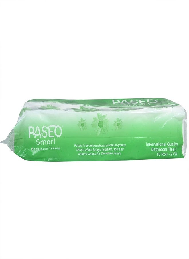 Paseo Toilet Tissue 2 ply Toilet Paper 10 Toilet Rolls x 200 Toilet Tissue Sheets Sheet Size 11 x 9.9 cm - Image 5