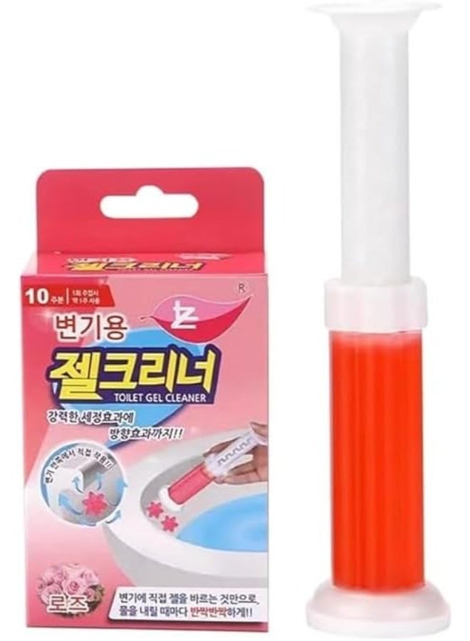 Toilet Bowl Gel Freshener Syringe – Rose Scent - Image 2