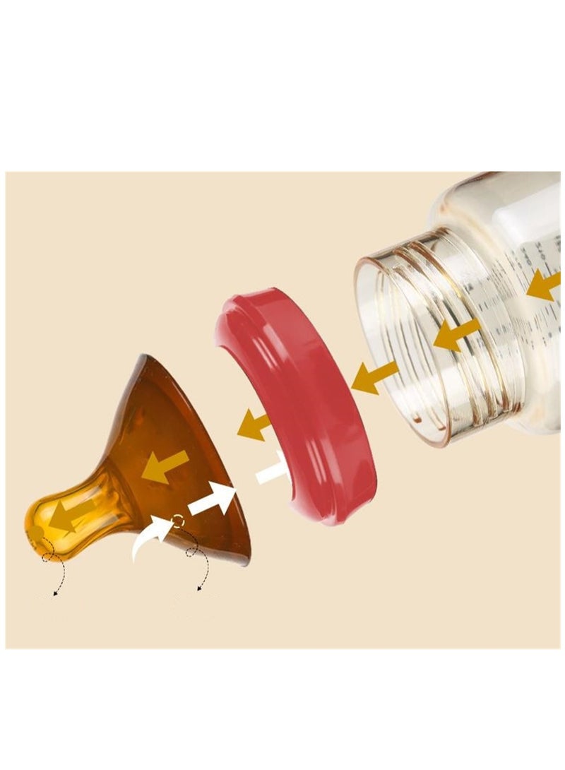 Baby bottle standard diameter anti-fall and anti-flatulence baby bottle - Image 5