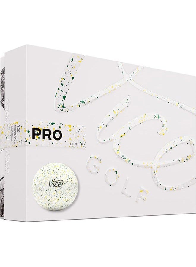 Vice Golf PRO DRIP Yellow & Green | Features: DRIP Pattern, Impressive Colors, Premium Quality | Profile: Designed for Advanced Golfers - Image 1