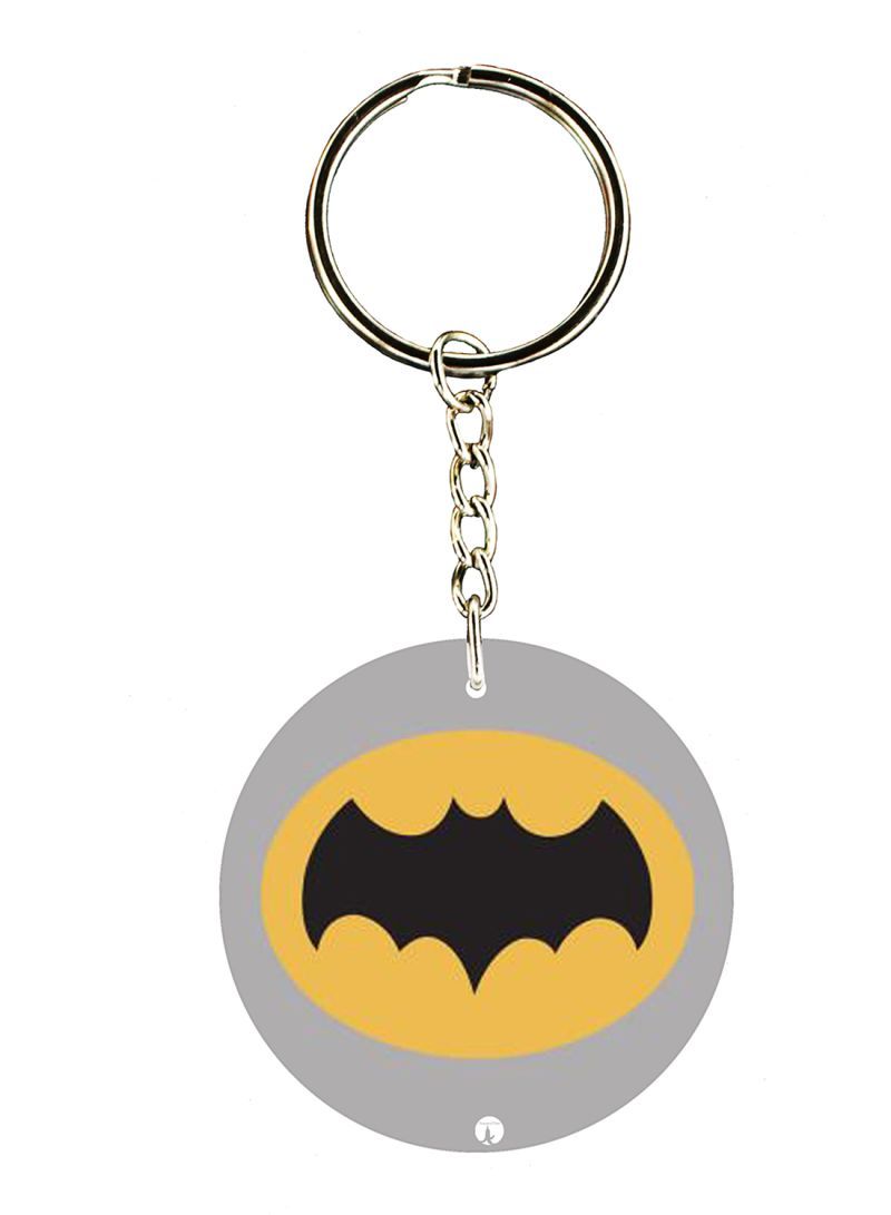 Batman Double Side Printed Keychain