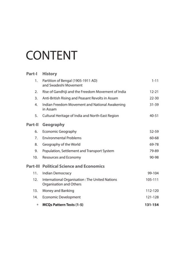 MCQ Prep Book Social Science Class 10 HSLC Assam 2023  - Image 3