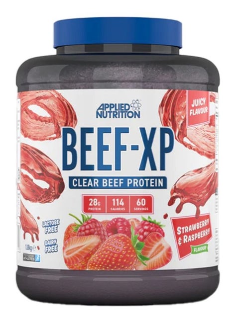Beef Xp Clear protein isolate Strawberry Raspberry flavour 1.8 kg