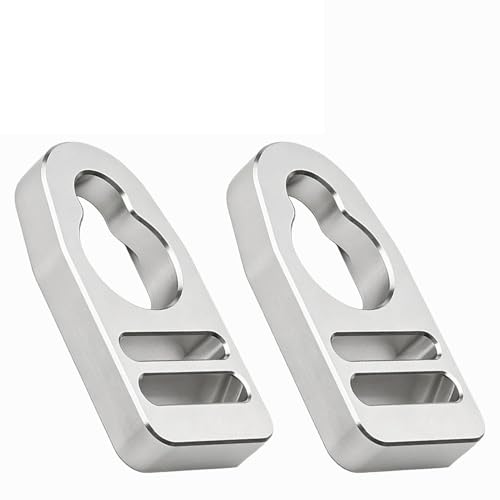 gtpartes Aluminum Strap Replacement Buckle Clip Compatible with Kayak Seats Fit Lifetime and Emotion Style Button Type Seat Straps Repair Clip Parts Accessories Premium Upgrade Belt Clips 2 Pcs - Image 1