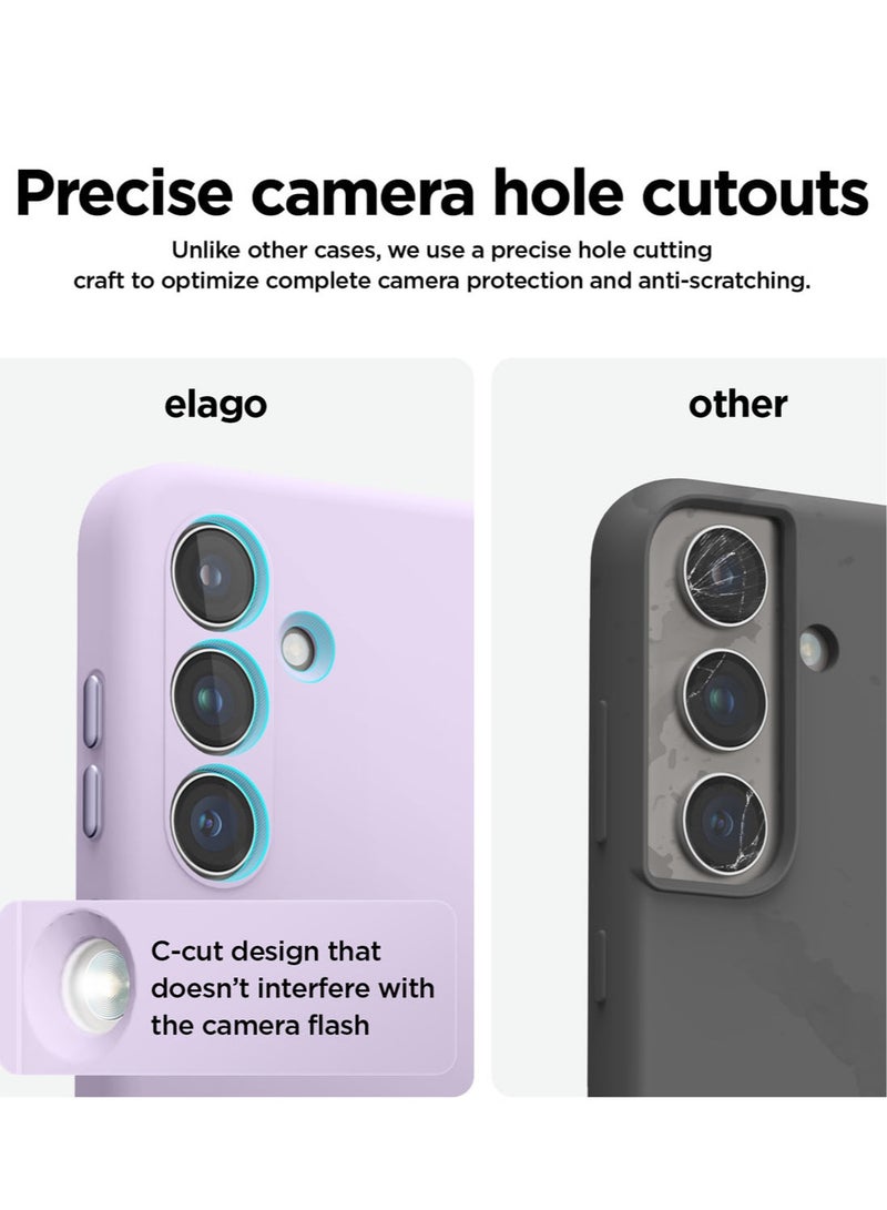 Elago Silicone for Samsung Galaxy S24 Plus Case Cover - Lavender - Image 3