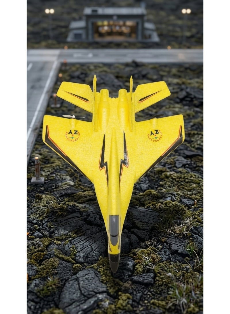 zy TOY - ZY-320 RC Jet Plane 2.4GHz Remote Control Stunt Flying Aircraft | Durable EPP Foam Glider Toy for Kids & Beginners | Easy to Fly Outdoor Speed Plane - Image 3