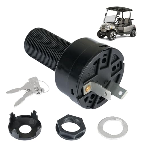 Panglong Precedent Ignition Switch - 2 Terminal, Club Car Ignition Key Switch for 2004-up Precedent and 2018-up Tempo Electric Golf Cart, OEM# 102508601 - Image 1