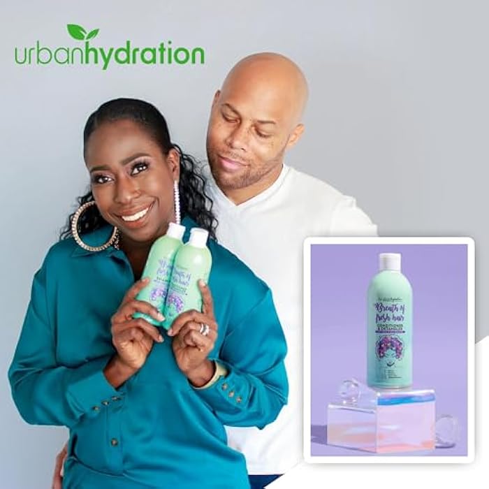 Urban Hydration Breath of Fresh Hair Conditioner & Detangler – With Aloe Vera & Pro-Vitamin B5, Hydrates, Softens, Detangles & Adds Shine, Sulfate & Paraben Free, Ideal for All Hair Types – 12 Oz - Image 5