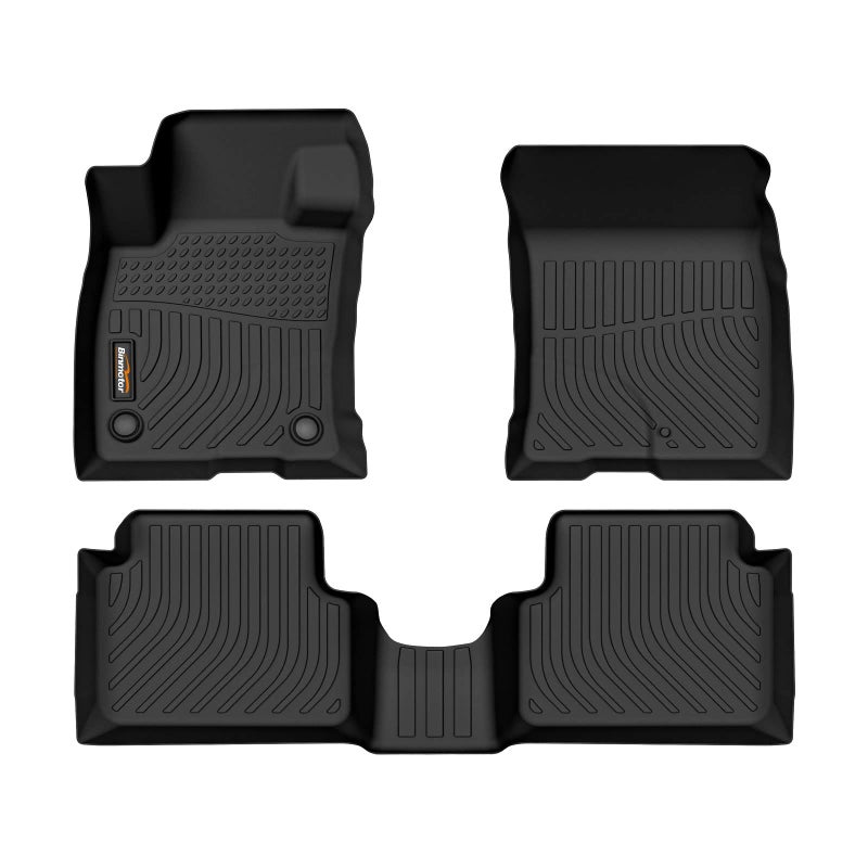 BinmotorAll Weather TPE Floor Mats for 20222024 2025 Ford MaverickNot for Hybrid Bronco Sport 4Door 20212024 Heavy Duty Protection Car Floor Liners Full Set for Ford Maverick Accessories