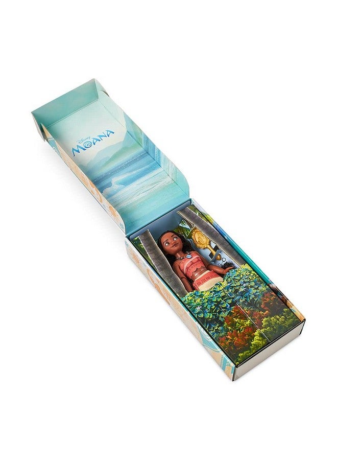 ديزني ستور دمية أميرة ديزني الكلاسيكية الرسمية (موانا) من متجر ديزني، 11 بوصة، تتضمن فرشاة بتفاصيل مصبوبة، لعبة قابلة للتعديل بالكامل بزي كلاسيكي - ألعاب أميرات ديزني للبنات - Image 3