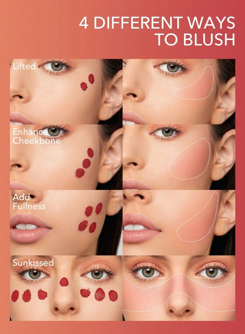 SHEGLAM Color Bloom Liquid Blush Matte Finish Swipe Right - Image 3