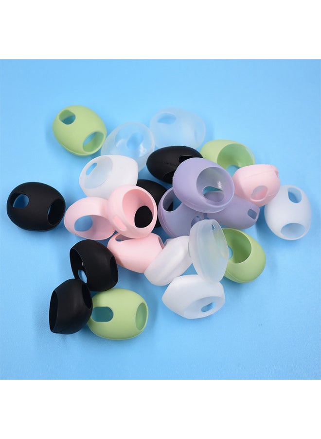 Generic - Suitable For Airpods 3 Ear Cap Airpods 3 Protective Case For Apple Earphone Set 3 Generation Ultra-thin Earplugs-Color:(With Ears) 496C Powder - Image 1