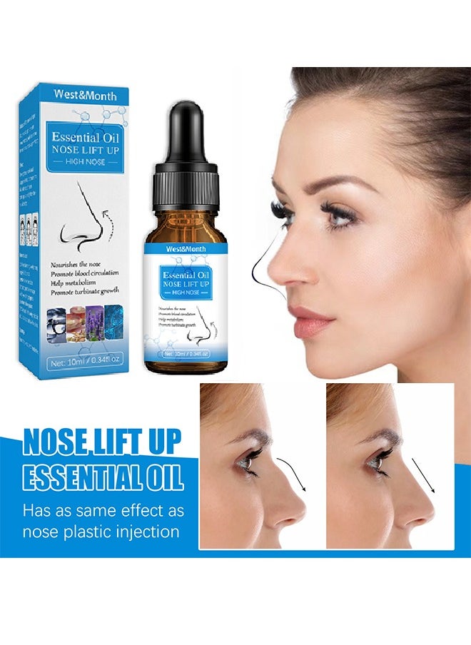 West&Month Nose Lift Up Essential Oil - Heighten Rhinoplasty Collagen Firming Moisturizing Perfect Nose Serum Reshape Natural Beauty Skin Care  - Image 1