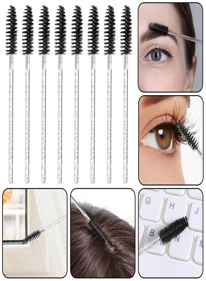 Eldraqth 70pcs Mascara Brushes Tubes Set Eyelash Brush Disposable Wands Applicator Replacement with 20 pcs Empty Tubes for Eyelash Extensions (Black) - Image 5
