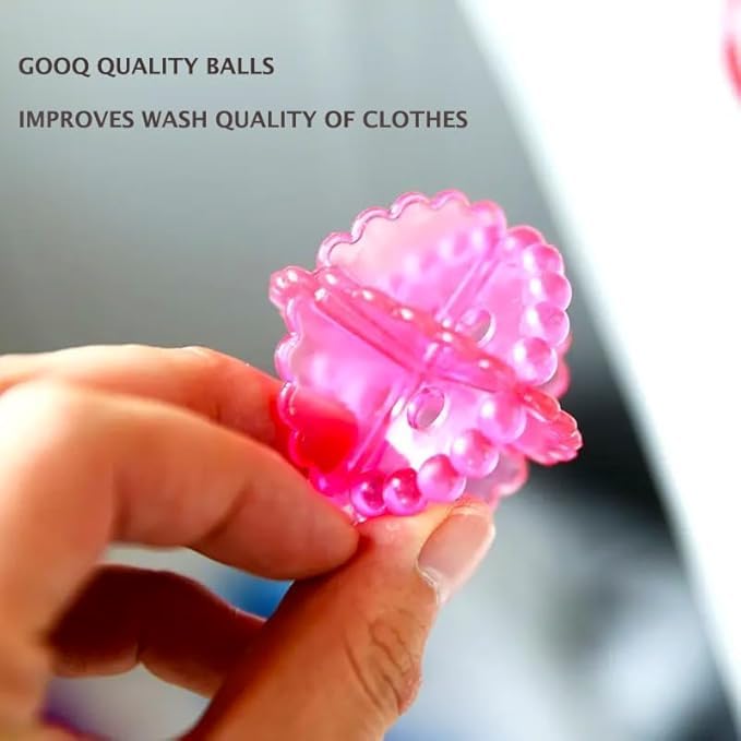 ViVed Reusable Laundry Washing BallsColorful Silicone Dryer BallsReusable Laundry Scrubbing Ball Set of 12 Assorted Colours - Image 3