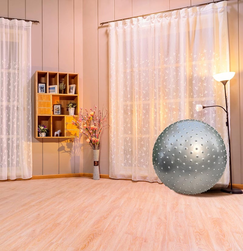 penepico Large Sensory Massage Ball for Kids, 33.5" 85cm Bouncy Exercise Ball, Big Inflatable Ball with Tactile Stimulation Spikes, Outdoor Yoga Ball, Large Beach Ball - Image 5