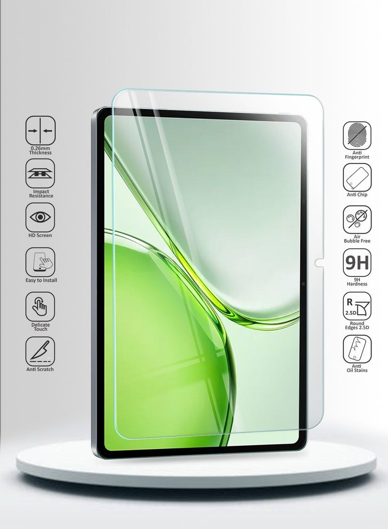 Wtech Honor Pad X9b Max 2026 (13.0 inch) Premium Series Curved Edges 9H HD Full Cover Tempered Glass Tablet Screen Protector (TSGPCN) - Clear - Image 2