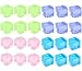 rytopt 24Pcs Stress Balls Fidget Toys Adults Ice Cube Toys Square Squeeze Ball Toys Squeeze Toys Small Stress Balls for Adults Easter Christmas Party Favors Stocking Stuffers - Image 2