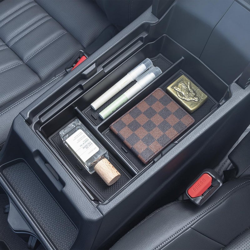 PIMCAR منظم الكونسول الوسطي 2PCS وصينية مسند الذراع لهوندا CRV 2026 2025 2024 2023 ملحقات CR-V الهجين مادة بلاستيك ABS صندوق إدراج وفاصل تخزين - Image 2