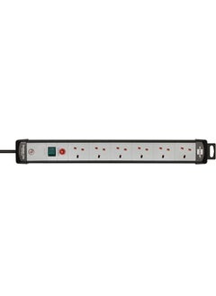 Brennenstuhl Power Extension Cord 6 Sockets 3M Black Grey  - Image 2