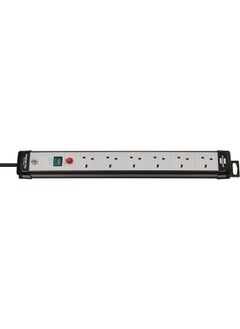 Brennenstuhl Power Extension Cord 6 Sockets 3M Black Grey  - Image 3