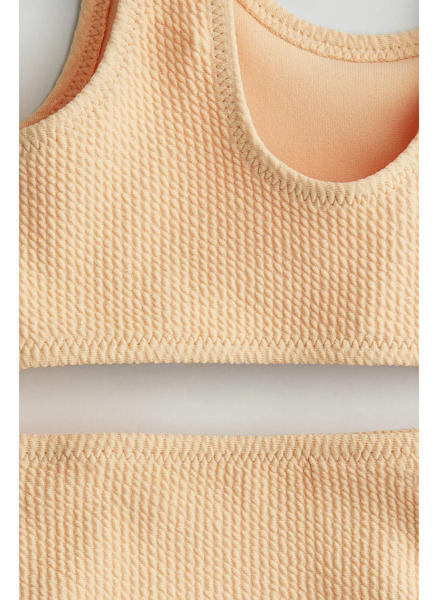 اتش اند ام Textured Bikini