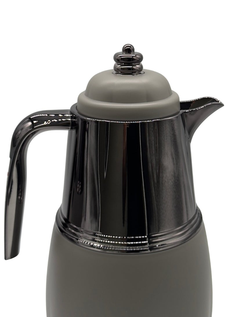 AL-GANNAS 2 Peice Thermos Set for Tea & Coffee | 1L & 0.7L | High-Quality with 2-Year Heat Retention Warranty | Elegant New Design - Image 2