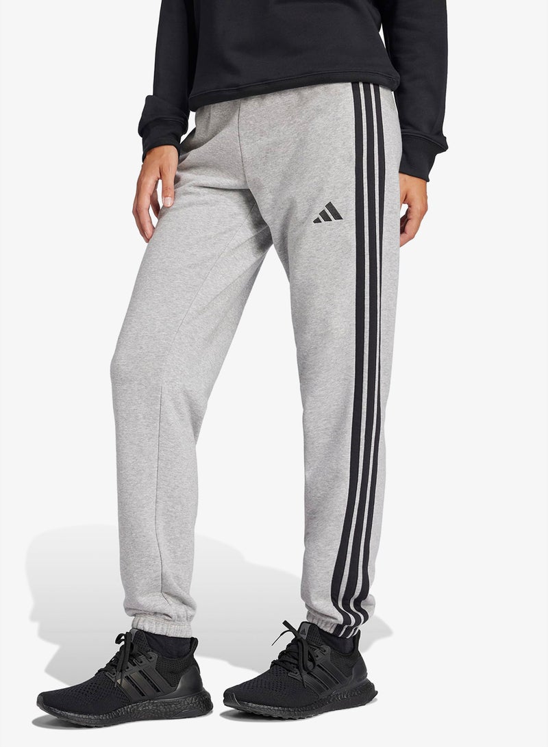 Adidas Essentials 3-Stripes French Terry Cuffed Joggers - Image 1