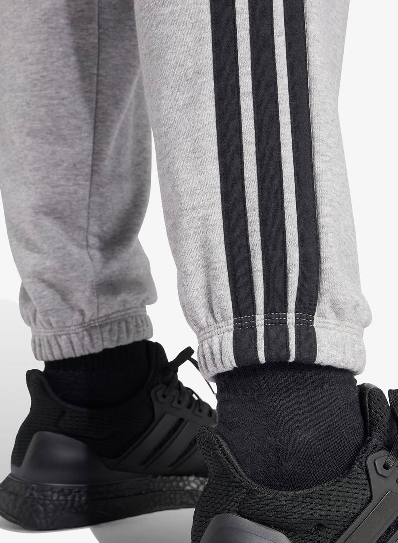 Adidas Essentials 3-Stripes French Terry Cuffed Joggers - Image 4