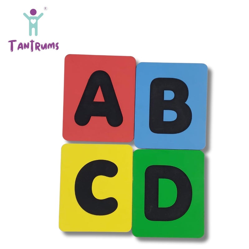 Tantrums Engraved Capital & Small Alphabets and 0 to 9 Number Education Slate Learning Board for Kids - Image 3