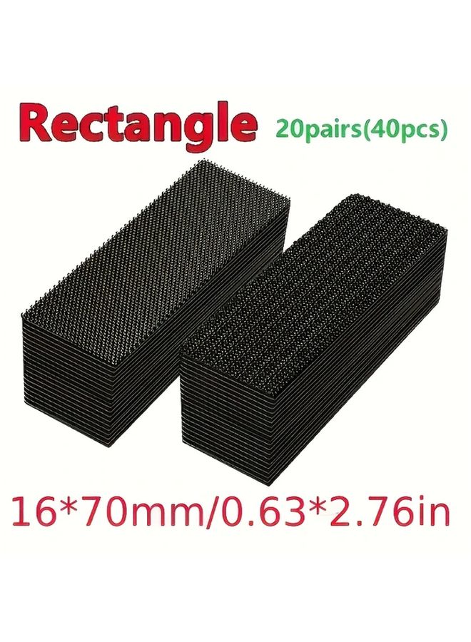 10 Pairs Heavy Duty Dual Sided Anti Slip Carpet Mat Adhesive Grips For Home Office - Image 5