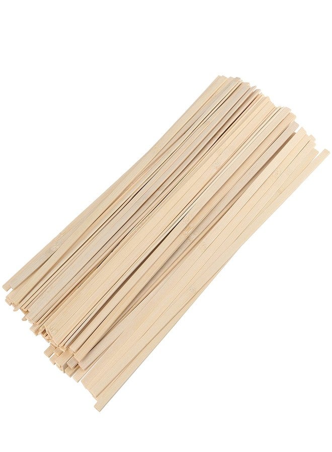 HAKZEON 300 PCS 15.5 Inch Natural Bamboo Sticks, Extra-Long, 0.35 Inches Wide Flat Wooden Paint Sticks for Crafting, Arts and DIY Projects, Sign-Making - Image 4