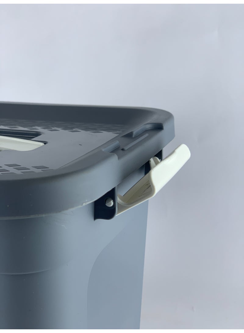 Max Plast 7L Plastic Laundry Detergent Container – Storage Box with Secure Lid - Image 3