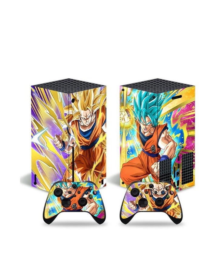 Beauenty XBOX series X console sticker Dragon Ball style sticker