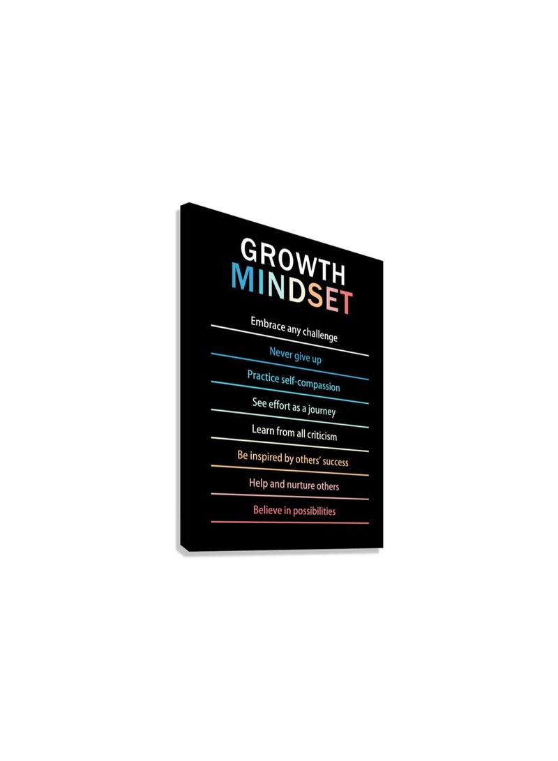 ملصق growth mindset black من تي إن إيسينشال - Image 4