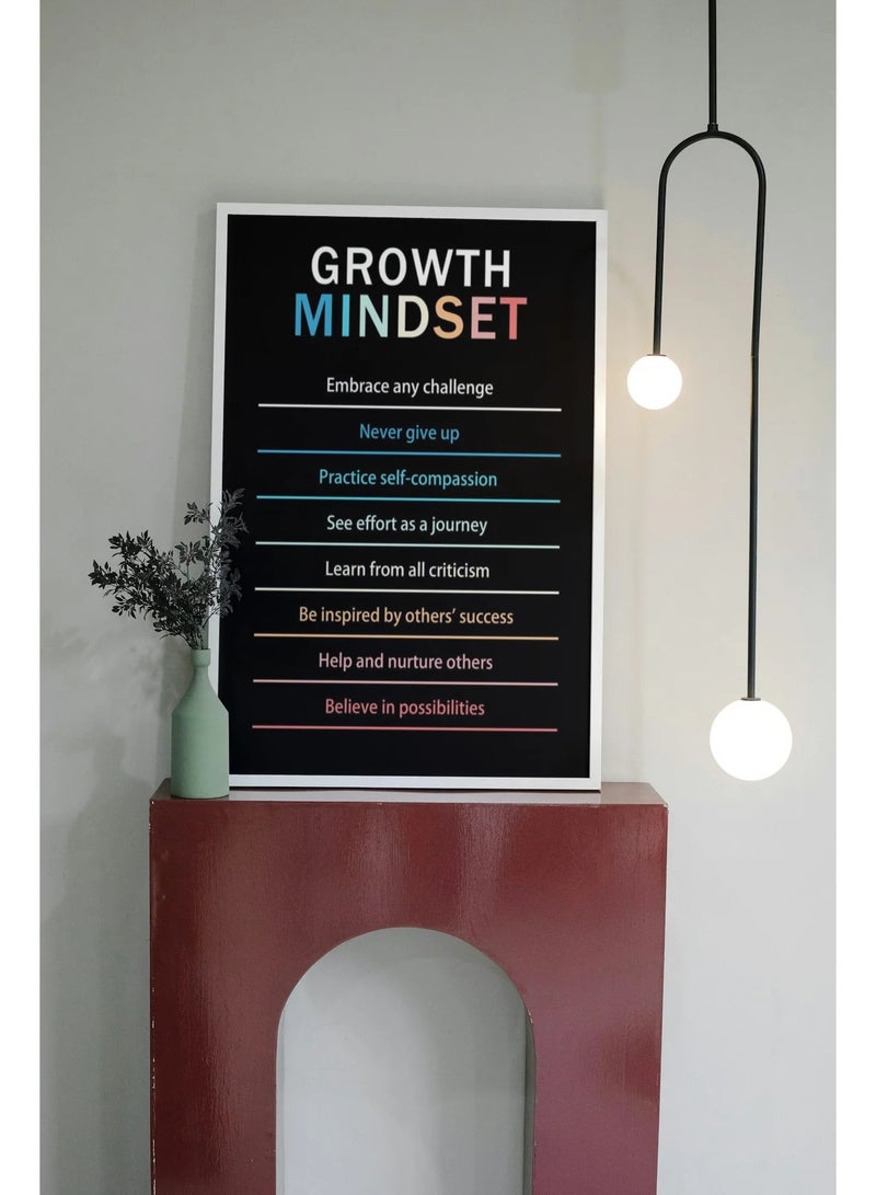 ملصق growth mindset black من تي إن إيسينشال - Image 3