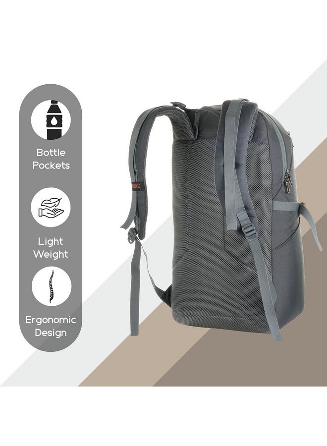 Trawoc TRAWOC HAVOK 30L Travel Backpack Unisex 30 Litre Laptop Backpack for Men & Women, Ideal Travelling Casual Bag for office and Day Trip Grey, LHK007, 3 Year Warranty  - Image 3